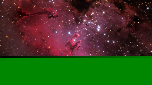 Amazing Red Galaxy and Stars