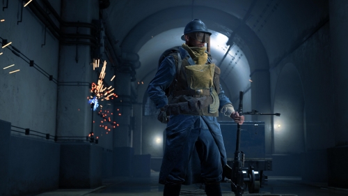 Battlefield 1 German soldier with weapon