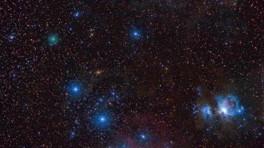 Beautiful Colorful Stars and Constellations