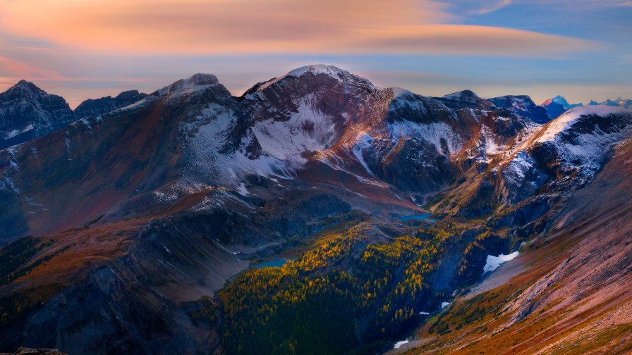 Beautiful Evening Mountains Valley Photography