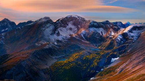 Beautiful Evening Mountains Valley Photography