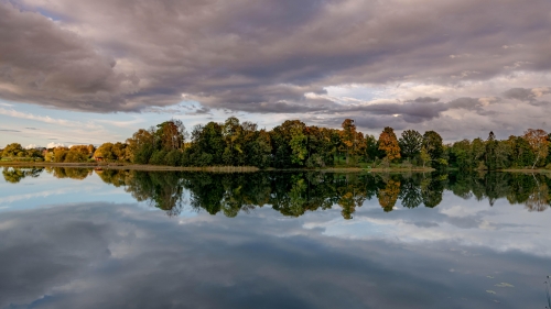 Beautiful Lake Shore and Reflection