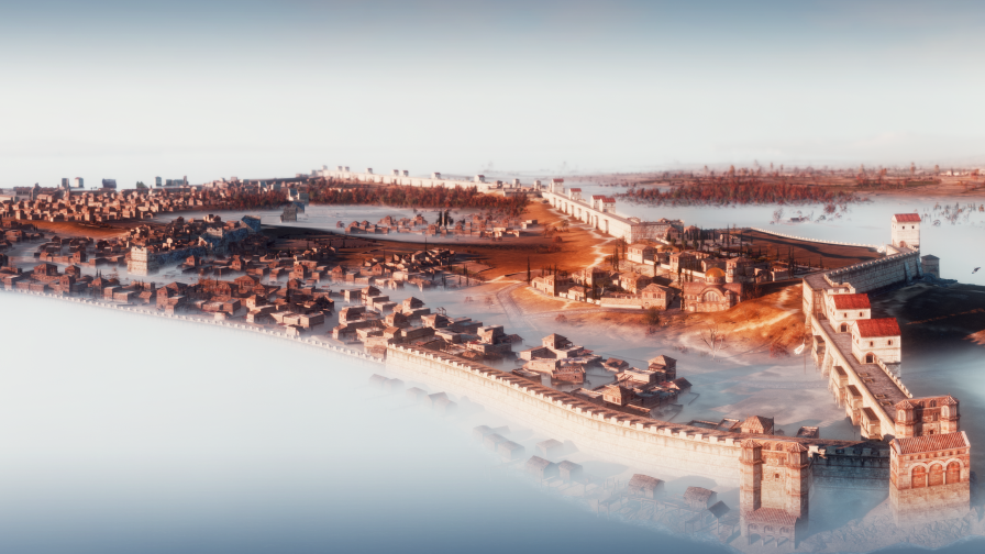 Beautiful open world castle city