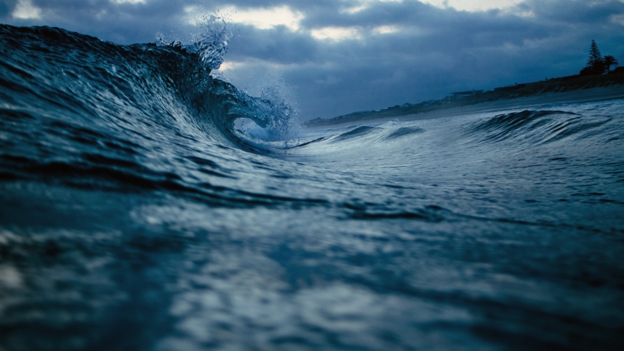 Beautiful Wave and Beach
