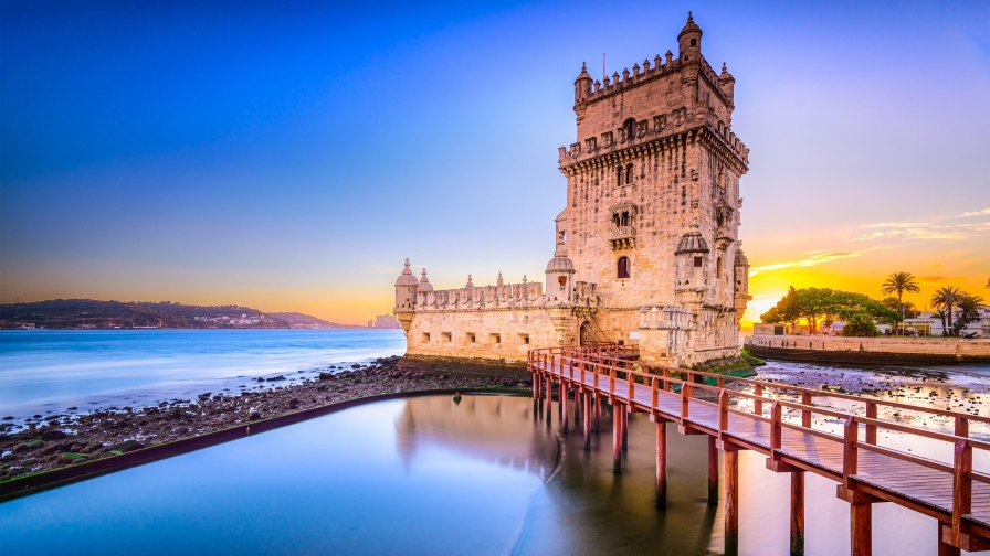 Belem Tower in Lisbon Portugal