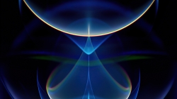 Blue Mystical Light in Lens