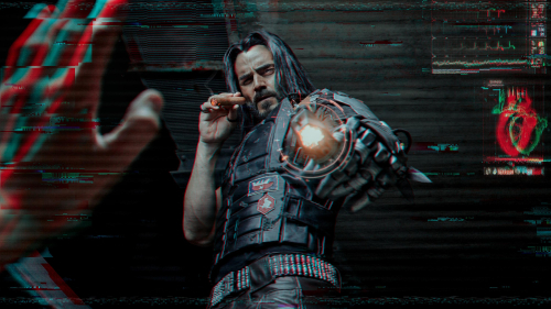 Cosplay Johnny Silverhand in Cyberpunk 2077