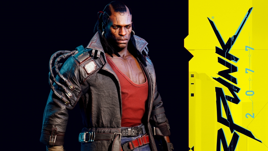 Cyberpunk 2077 Beautiful Black Cyborg