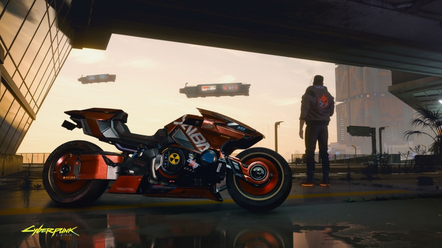 Cyberpunk 2077 Red Motorcycle