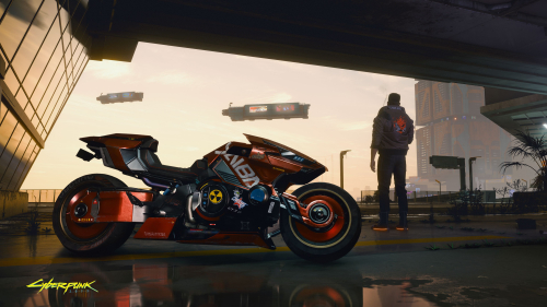 Cyberpunk 2077 Red Motorcycle