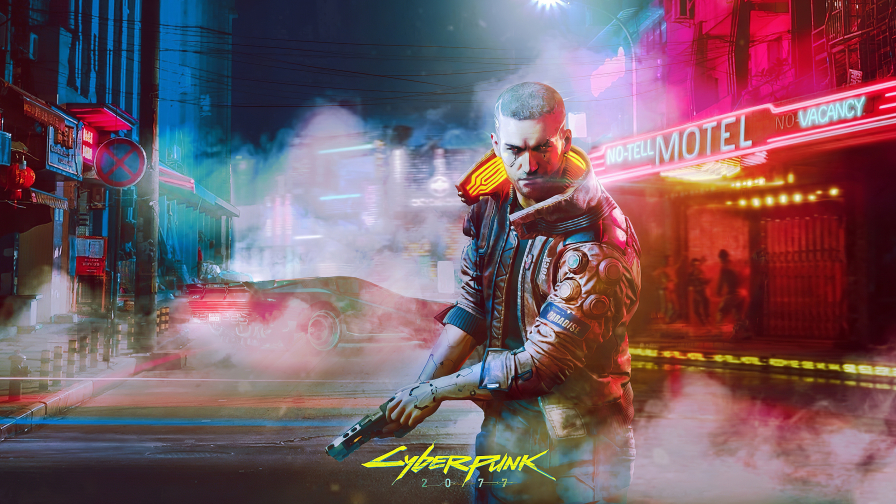 Cyberpunk 2077 V on Street