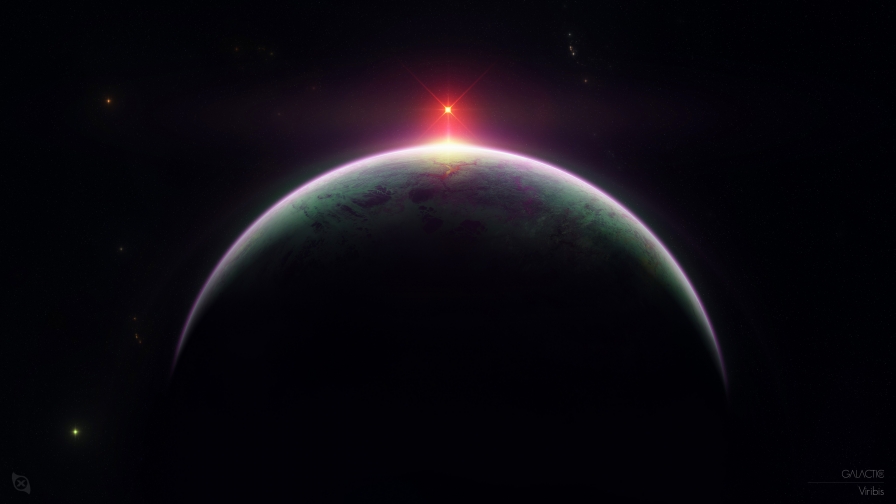 Giant Planet and Stars Horizon