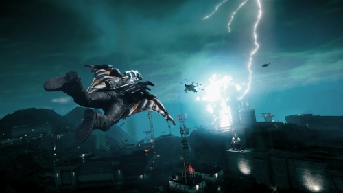 Just Cause 4 Amazing Blue Lightning