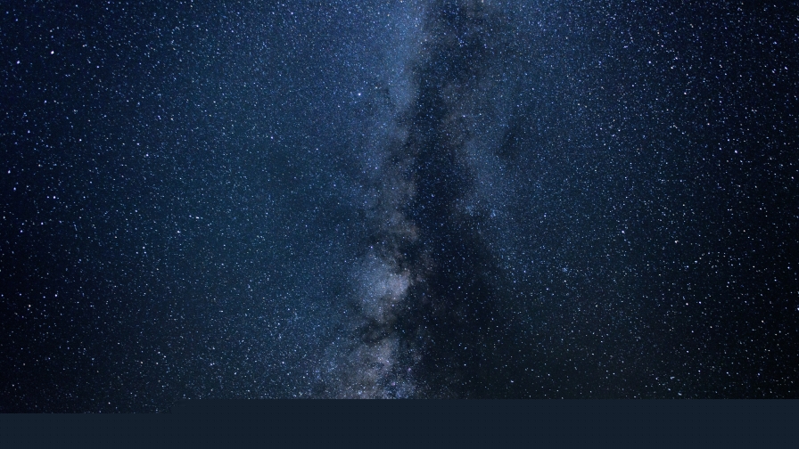 Milky Way on the Beautiful Night Sky