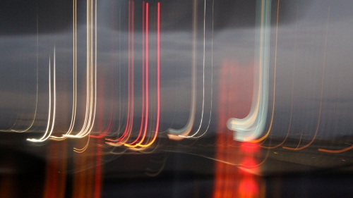 Neon Stripes on Long Exposure