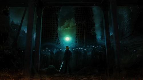 Post apocalyptic Army of survivors