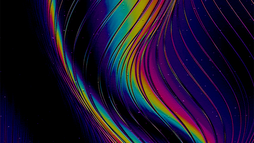 Purple and Pink Lines of Laser