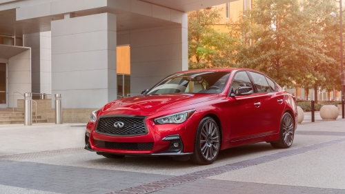Red Infiniti Q50 Sport 400