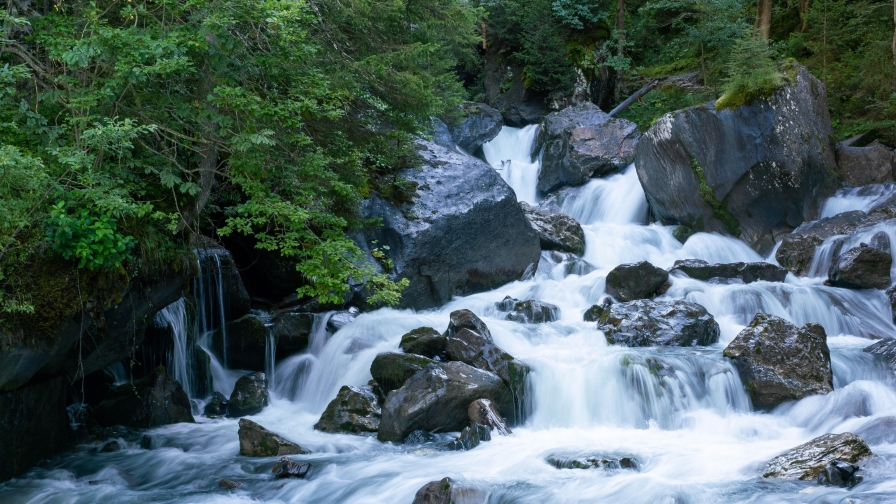River Stream and Stones