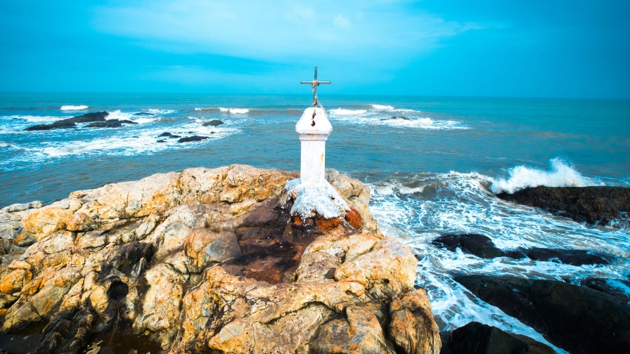 Rocks on Coast in Goa