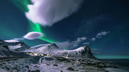 Sky and Night Mountains