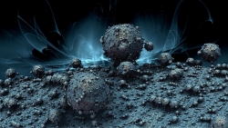 Stones Balls and Blue Light