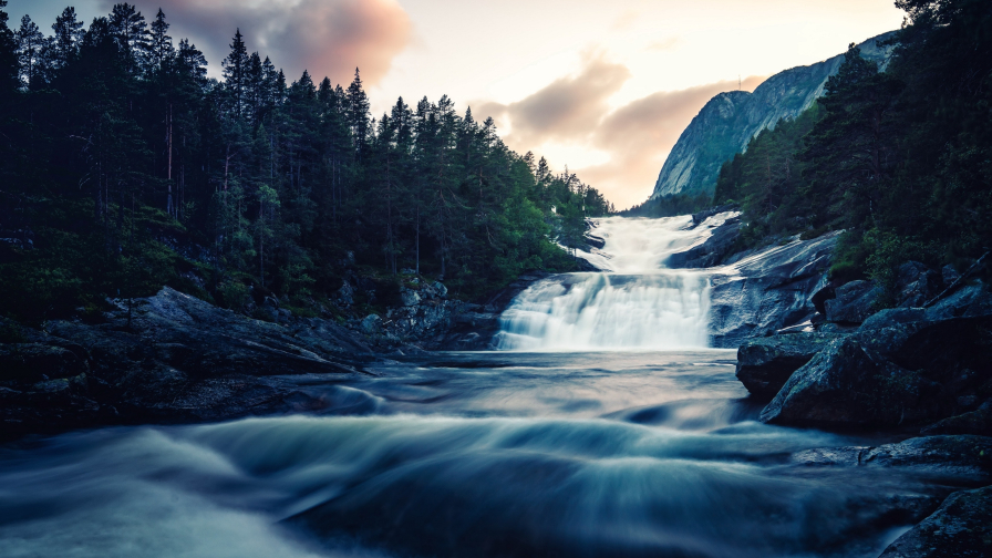 Stream River and Rocks