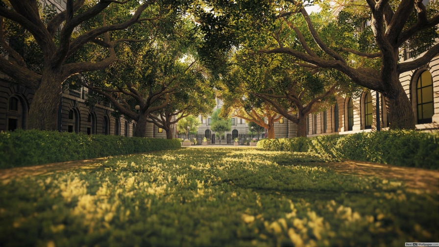 Watch Dogs 2 Beautiful Green Garden