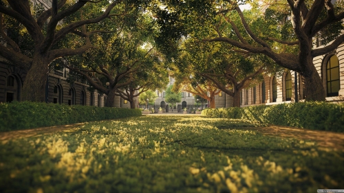 Watch Dogs 2 Beautiful Green Garden