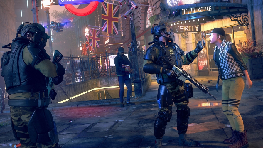 Watch Dogs Legion Soldiers on Street
