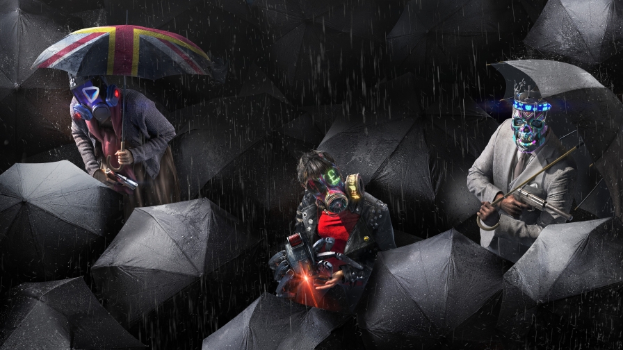 Watch Dogs Legion Squad in Masks