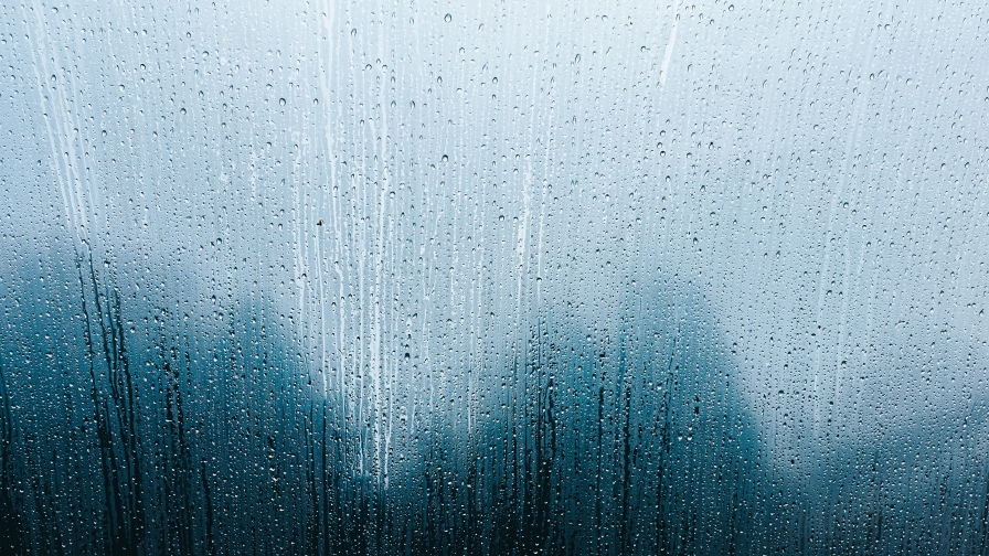 Water Drops on Glass