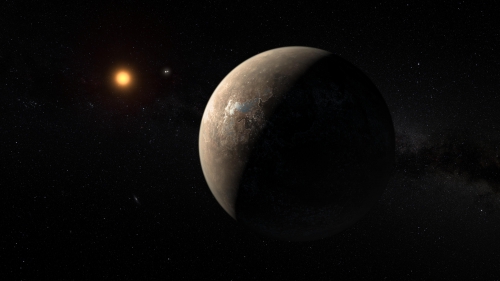 Wonderful Black Planet and Galaxy