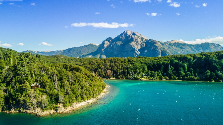 Wonderful pure sea and mountains