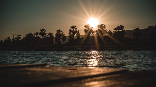 Wonderful Sunset on Summer Beach